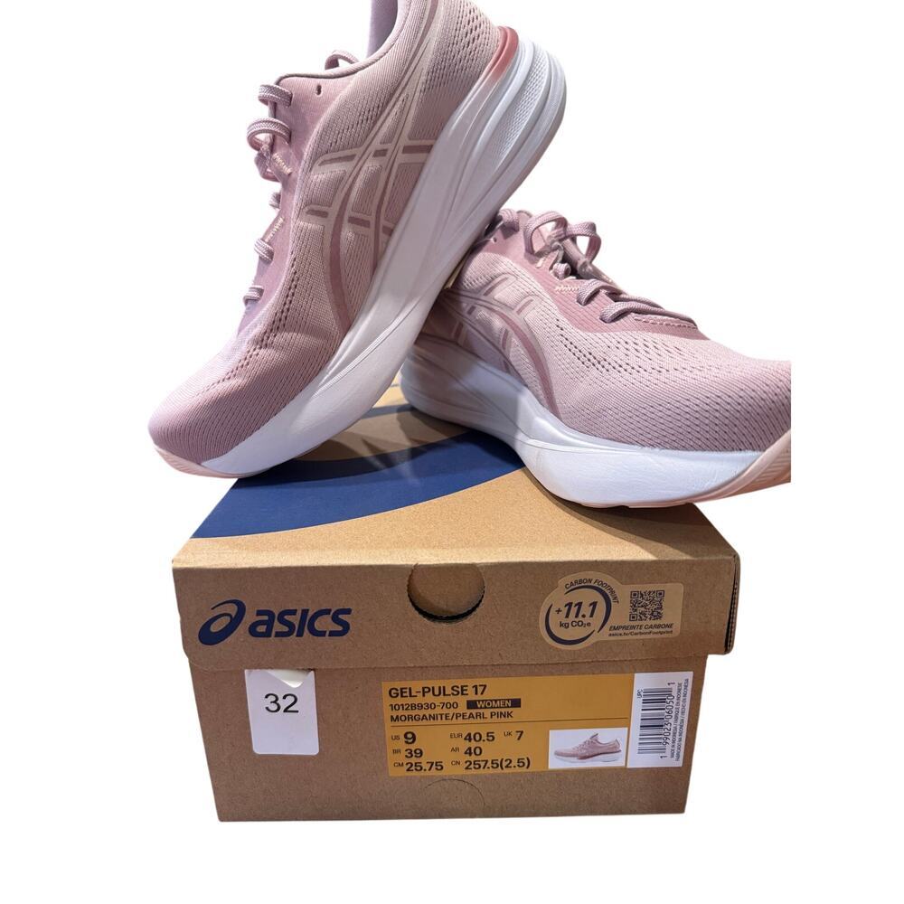 ASICS Woman Gel-Pulse 17-Morganite/Pearl Pink New Size 9 Running Gym Sneaker